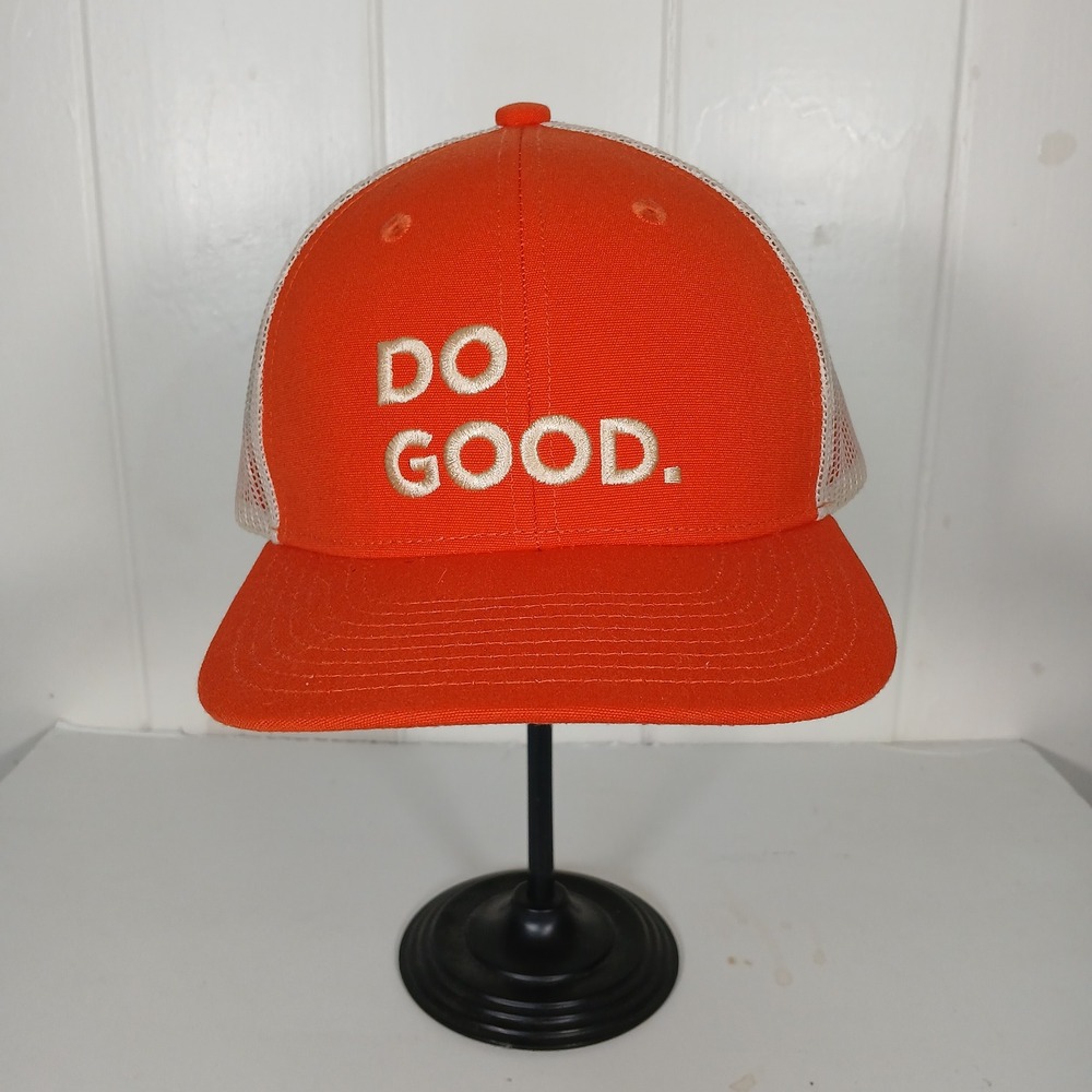Cotopaxi Trucker Hat Mens One Size Orange Do Good Mesh Snapback Cap